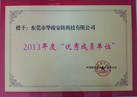 2013年度优秀成员单位